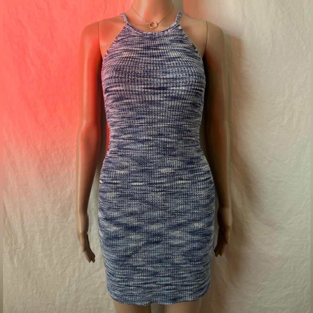 LILYFUL Blue Mini Dress - Picture 2 of 3